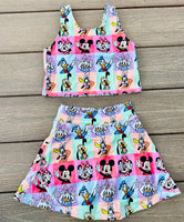 Block Mick and Friends Two Piece Yoga Set
