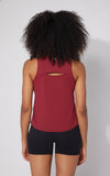Women's Laser Cut Active Tank Top with Cutout Back