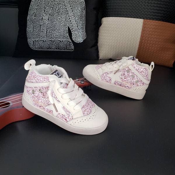 Pink Glitter Mid STar