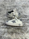 Silver Glitter STar White Lace (5t and 6 youth)