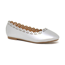 Load image into Gallery viewer, YOKI FRIDA-14Y Girls perforated Slip On Ballet flat shoes