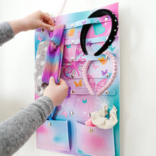 Load image into Gallery viewer, Hanging Butterfly Hair Accessories Holder Organizer