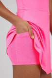 Girls Athletic Active Tennis Dress with Inner Shorts