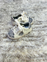 Silver Glitter STar White Lace (5t and 6 youth)