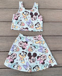 Mint Mick and Friends Two Piece Yoga Set