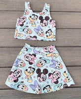 Mint Mick and Friends Two Piece Yoga Set