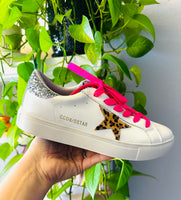 Cheetah Star Hot Pink Lace Women’s