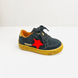 Kids Sparkle Star Sneakers – Black Edition