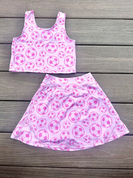 Pink Soccer Set