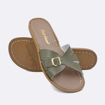 Saltwater Classic Slides Women's Olive