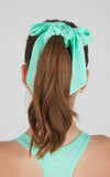 Girls Racerback Tank, Pleated Skort, and Scrunchie Bow Set