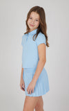 Girls Polo Top and Skort Tennis Outfit Set