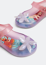 Load image into Gallery viewer, Mini Melissa Baby Ultragirl + Little Mermaid Bb Clear/Purple/Pink