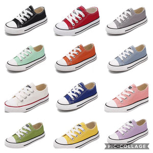 Sneakers - Canvas Blue, White, Royal, Pink, Green