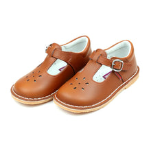 Load image into Gallery viewer, Joy Cognac Stitch Down T-Strap Mary Jane