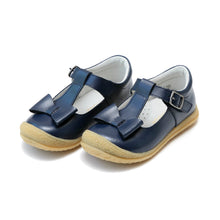 Load image into Gallery viewer, Emma Classic Bow T-Strap Mary Jane Navy