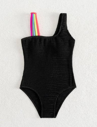 Black Ribbed one piece